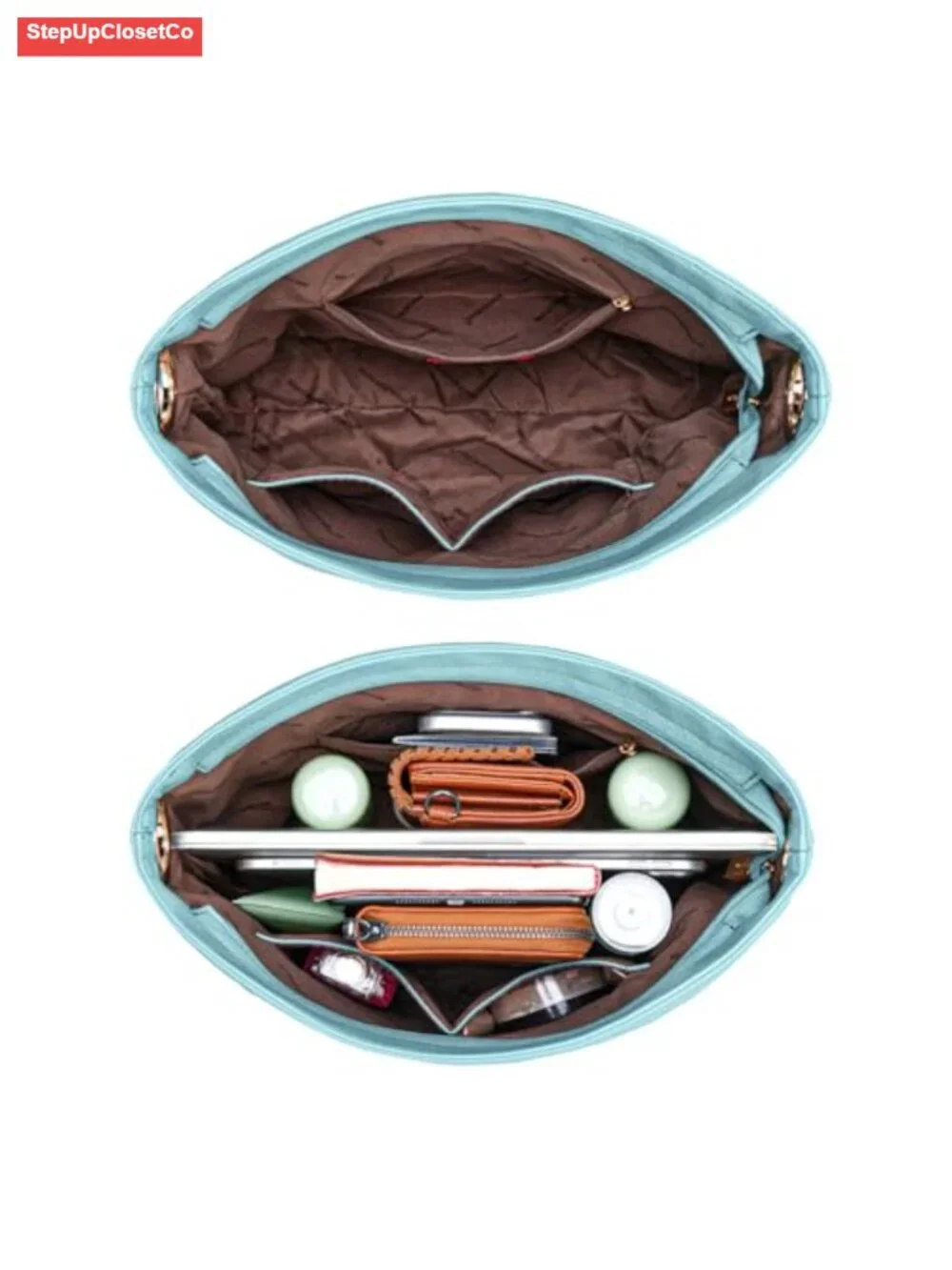 Faux Leather Hobo Bag Top Handle Shoulder Purse for Women
